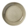 Diep bord kaori - wit/bruin - ø22x4 cm