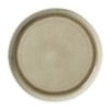 Dinerbord kaori - wit/bruin - ø27x3 cm