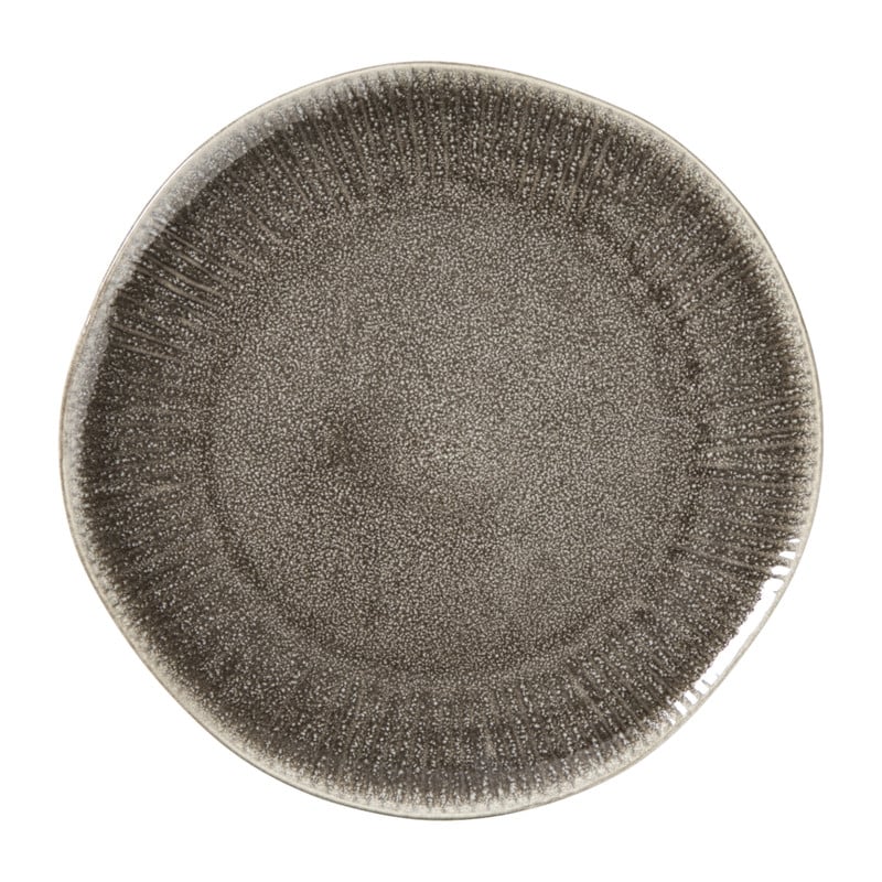 Ontbijtbord fuji - bruin - ø21x2.1 cm
