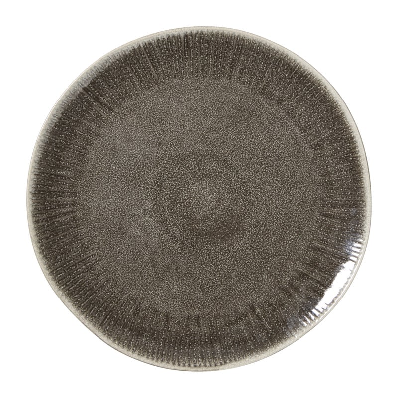 Dinerbord fuji - bruin - ø27.5x2.4 cm