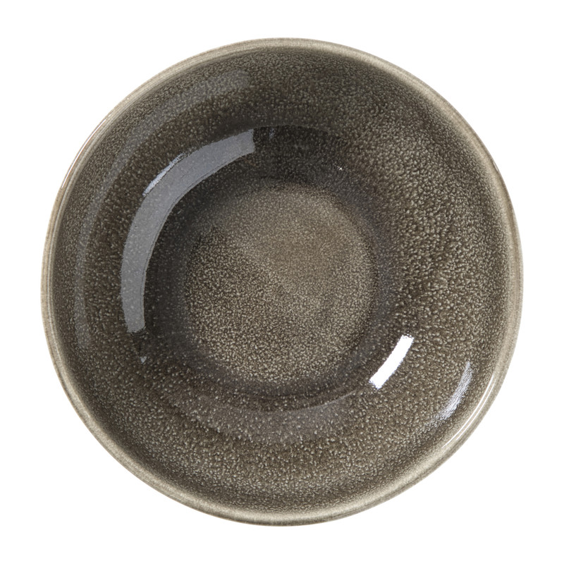 Schaal fuji - bruin - ø17x6 cm