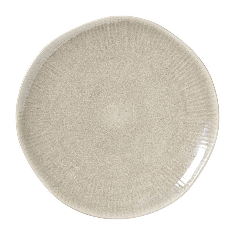 Ontbijtbord fuji - beige - ø21x2.1 cm