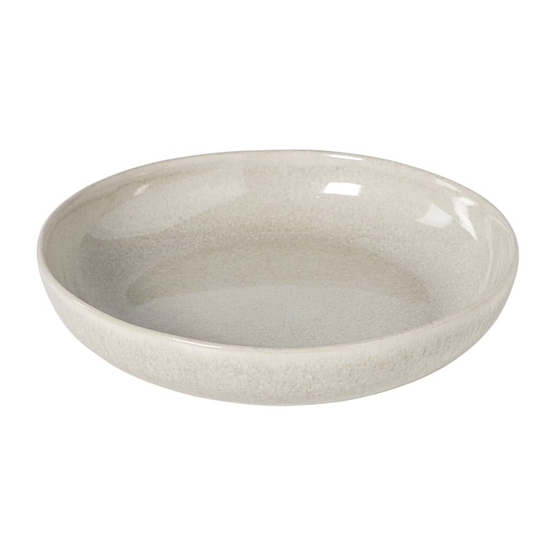 Diep bord fuji - beige - ø22x4 cm