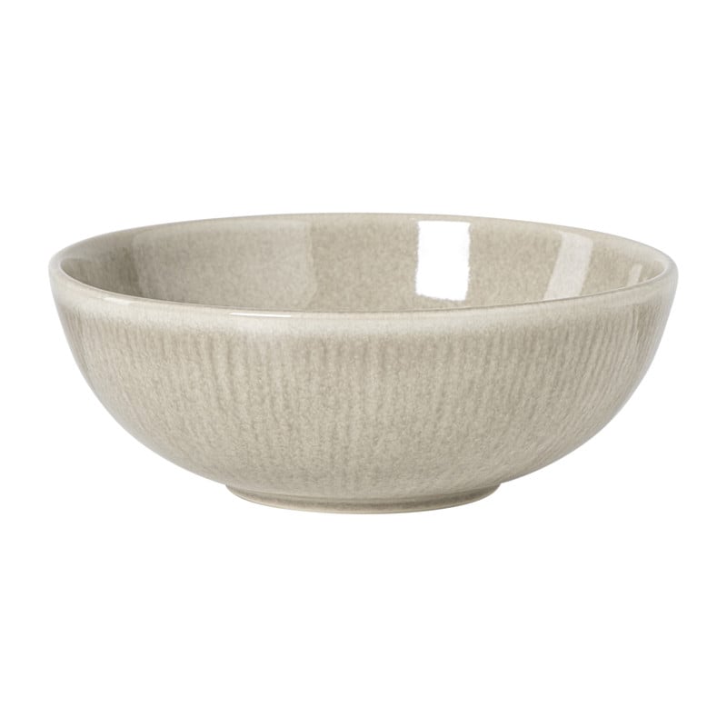 Schaal fuji - beige - ø17x6 cm
