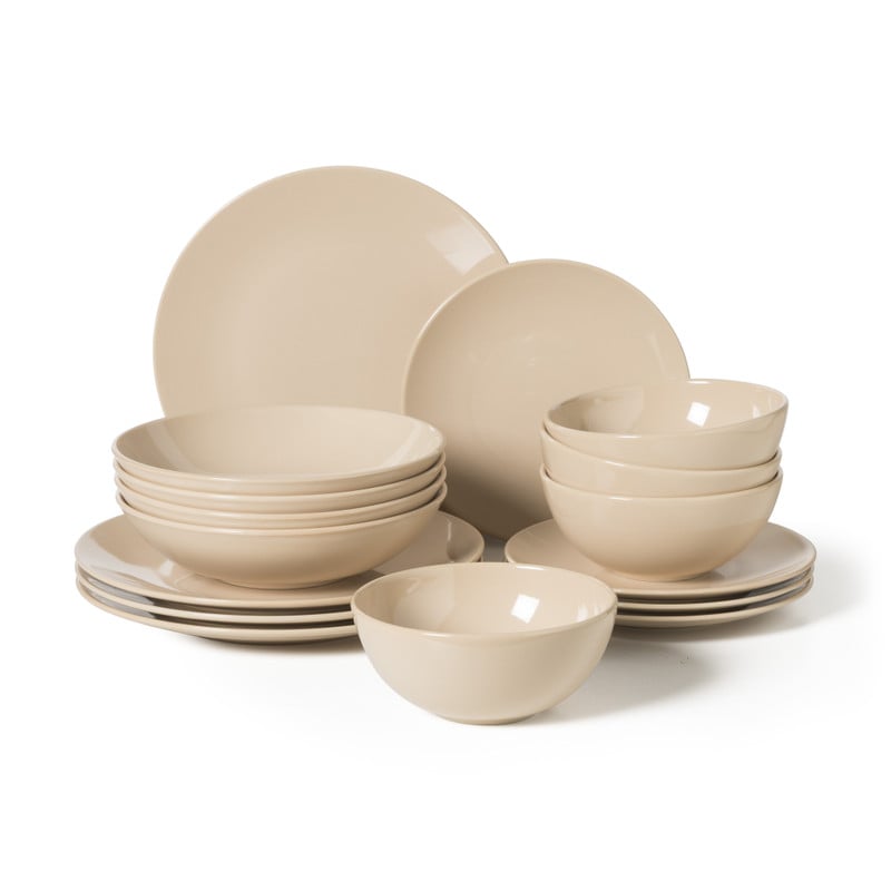 Serviesset - beige - 16-delig - 4-persoons