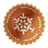 Schaaltje met bolletjesrand - ø12.2x6.3 cm - diverse varianten