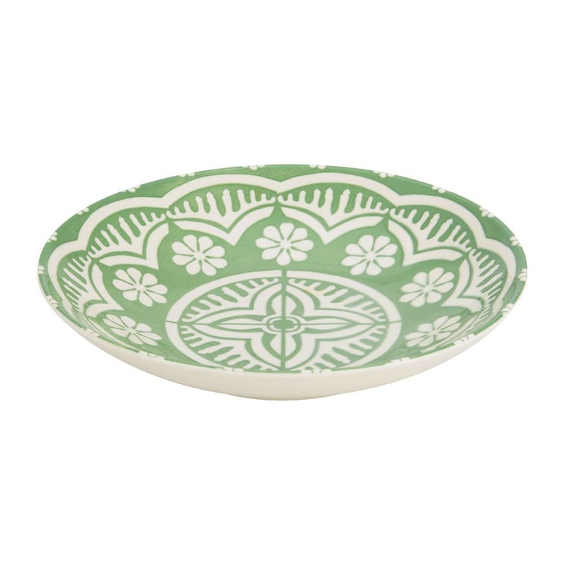 Diep bord Puablo - 22 cm - groen