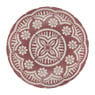 Diep bord Puablo - 22 cm - rood