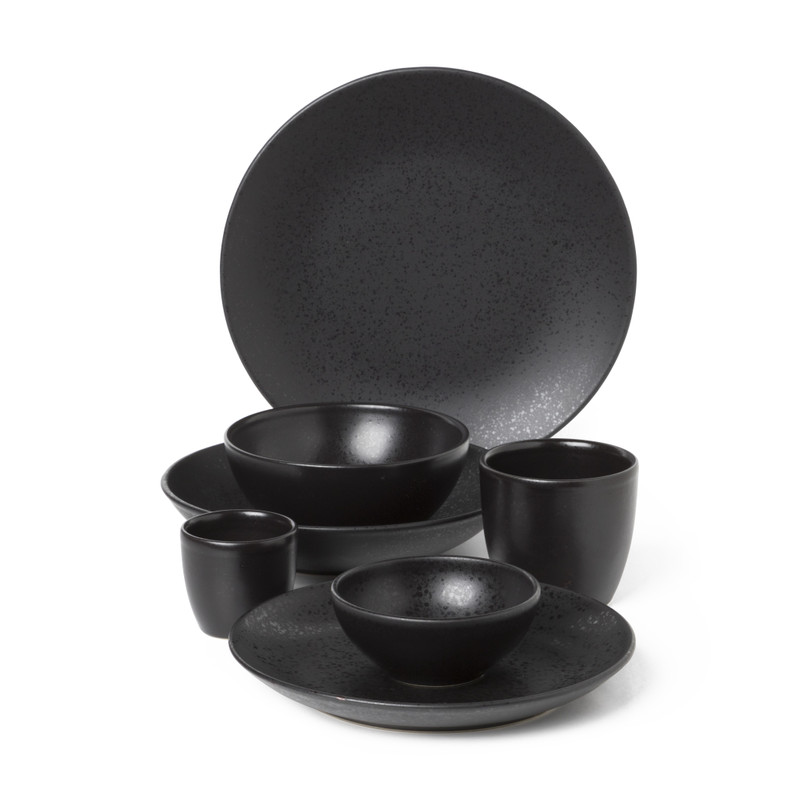 Espressocup lua - zwart - 64 ml