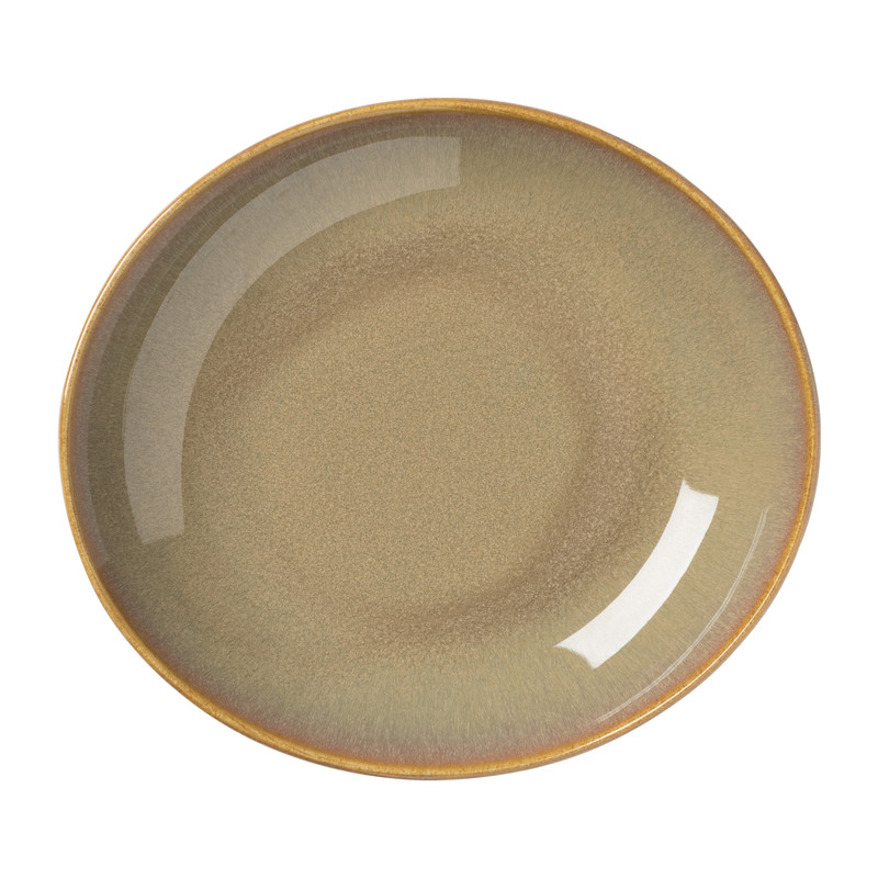 Pastabord Serra - bruin - ø22 cm