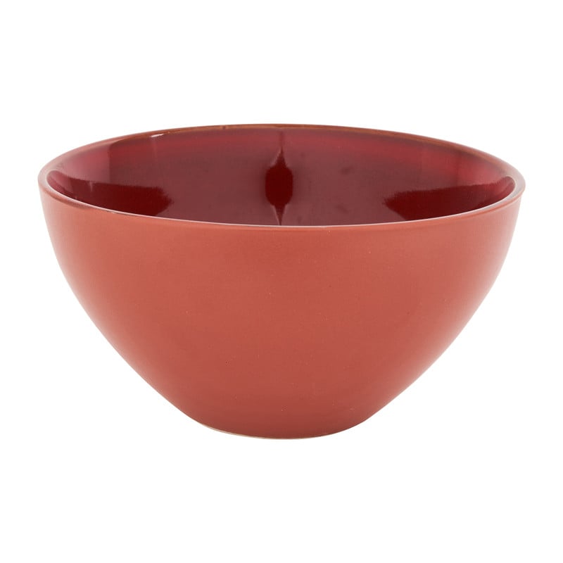 Schaal terra cotta - rode binnenkant