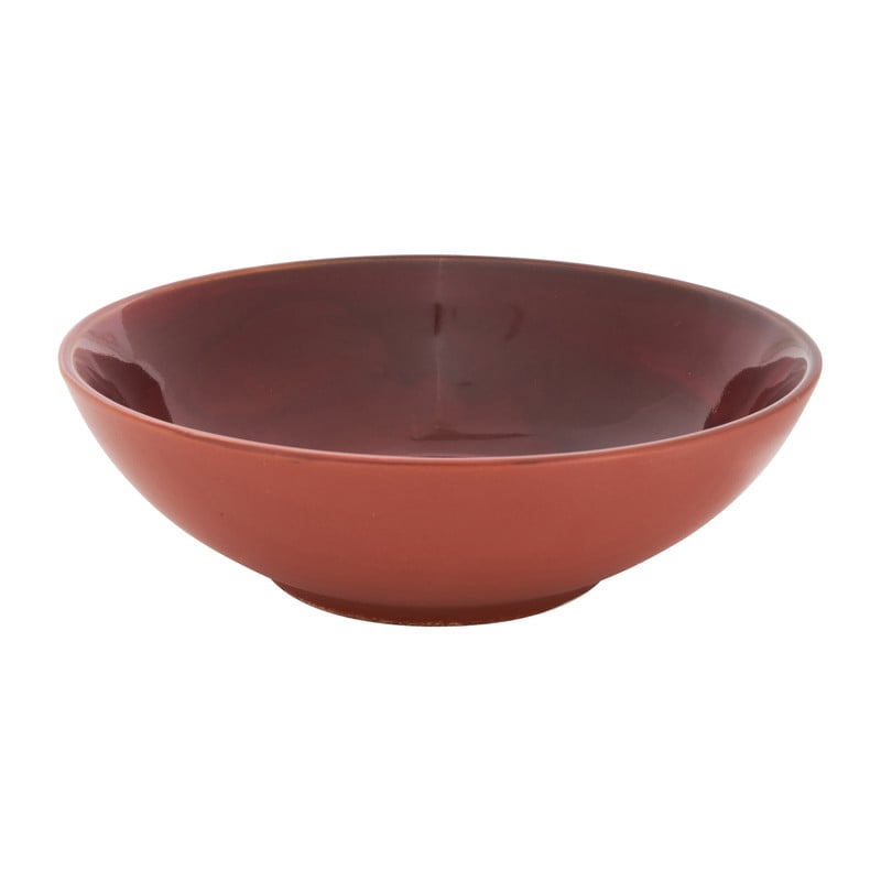 Diep bord terra cotta - 18x6 cm
