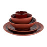 Diep bord terra cotta - 18x6 cm