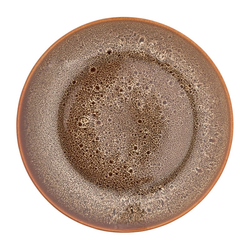 Dinerbord Isa - bruin - ø27 cm