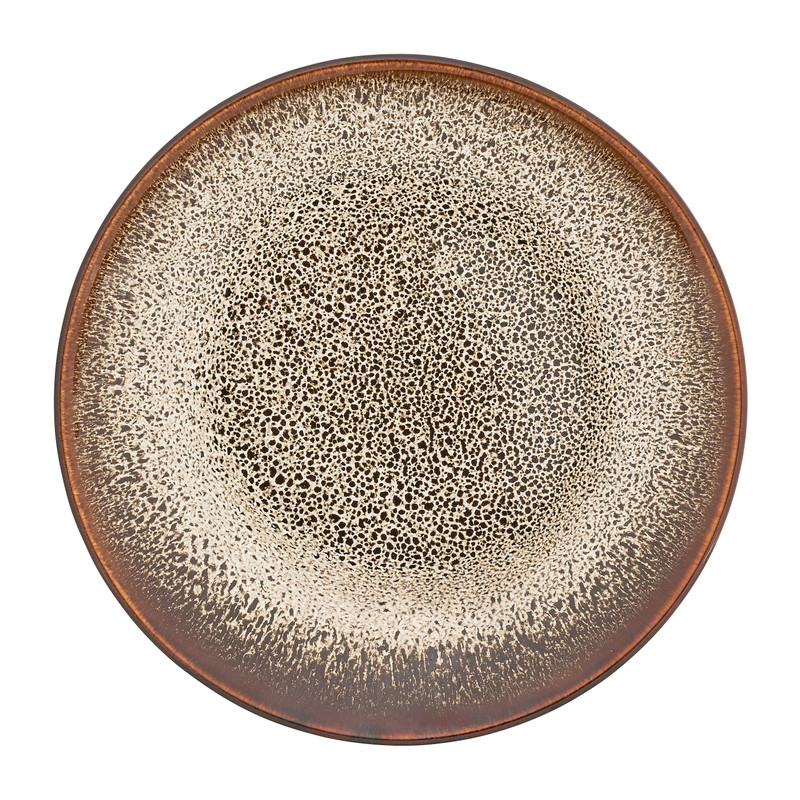 Ontbijtbord Isa - bruin - ø21 cm 