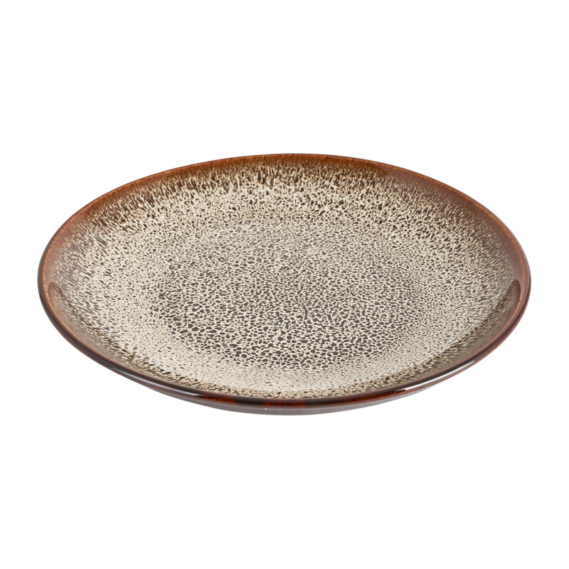 Ontbijtbord Isa - bruin - ø21 cm 