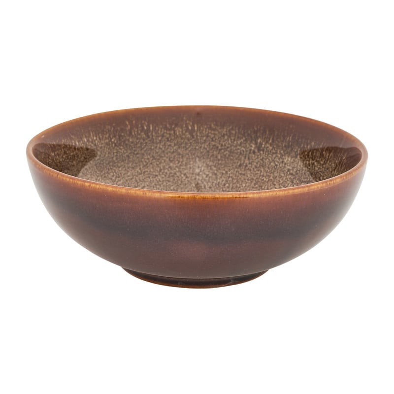 Schaal Isa - bruin - ⌀17x6 cm