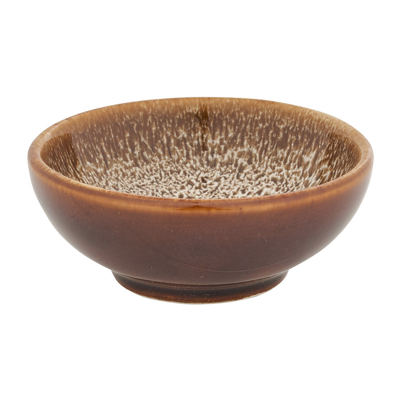Schaal Isa - bruin - ø8x3 cm