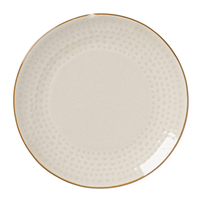 Ontbijtbord Bo - creme - ø21 cm 