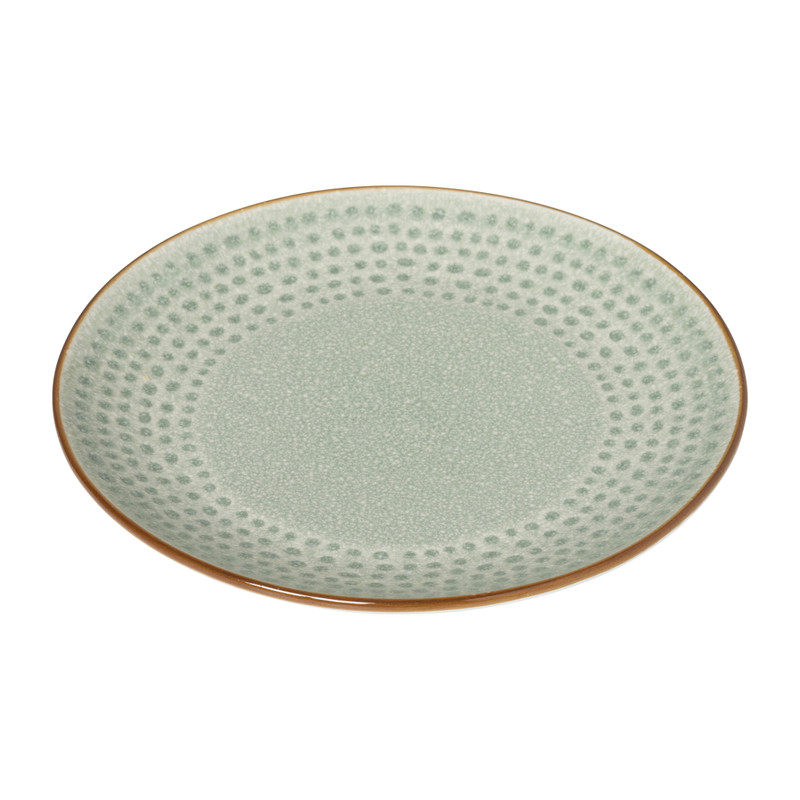 Ontbijtbord Bo - groen - ø21 cm 