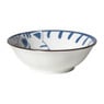 Schaaltje Mico kat groot - blauw/wit - ø10.8x3.7 cm