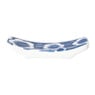 Eetstokjeshouder Mico bloemen - blauw/wit - 1.5x6x1.2 cm