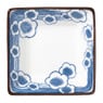Schaaltje Mico bloemen klein - blauw/wit - 3x9.2x9.2 cm