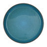 Bord Glossy - blauw - ⌀26.5 cm