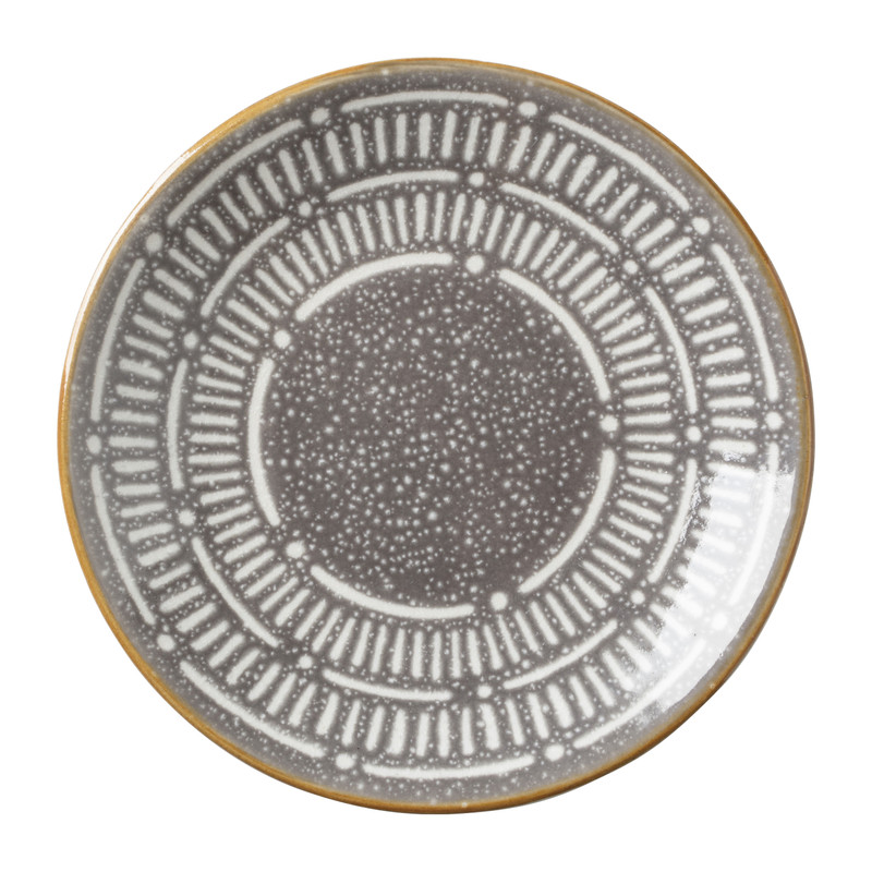 Gebaksbord Yara - grijs - ⌀15.2 cm