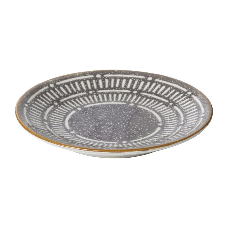 Gebaksbord Yara - grijs - ⌀15.2 cm