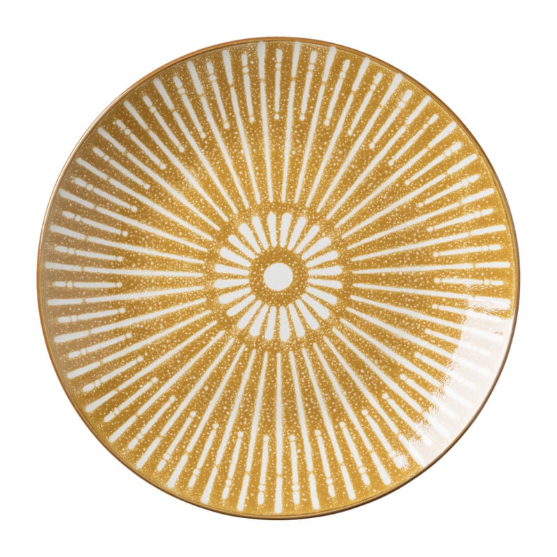 Ontbijtbord Yara - geel - ⌀21.2 cm