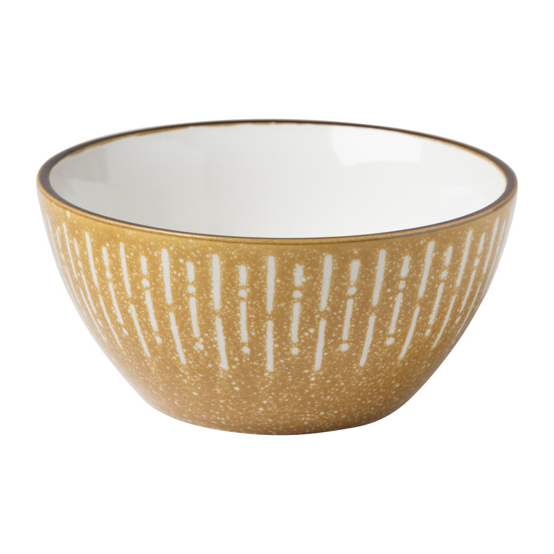Schaal klein Yara - geel - ⌀12 cm 
