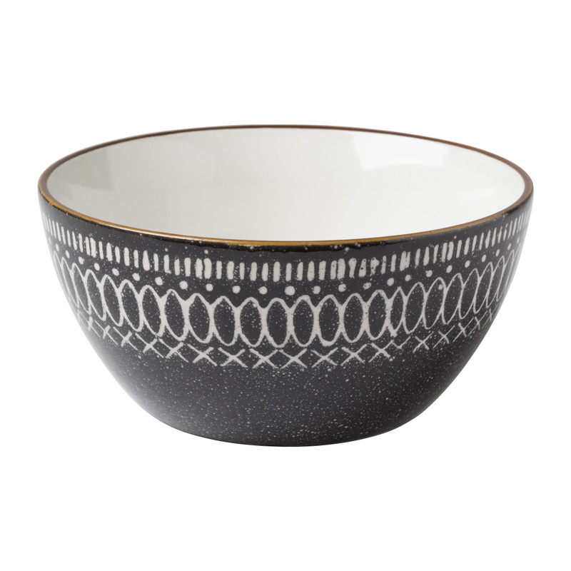 Schaal middel Yara - zwart- ⌀15 cm 