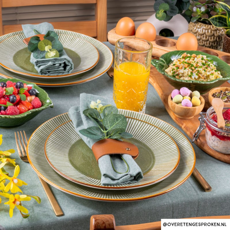 Dinerbord Yara - groen- ⌀26.8 cm