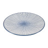 Ontbijtbord blue print - diverse varianten - ø21 cm