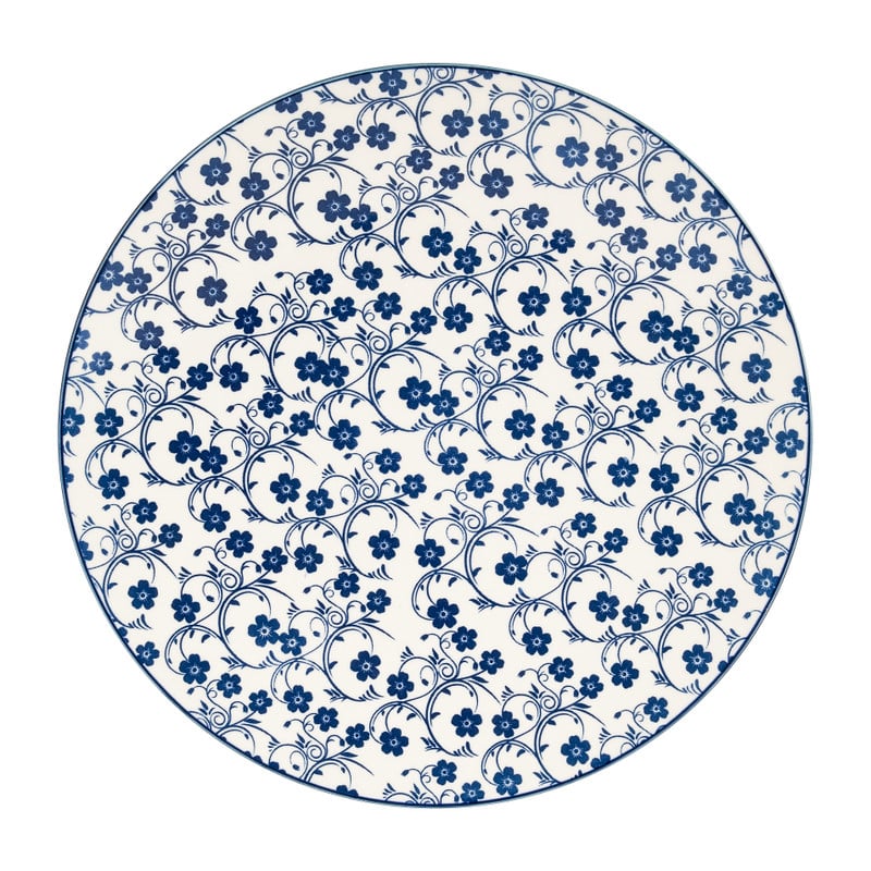 Dinerbord blue print - diverse varianten - ø26 cm