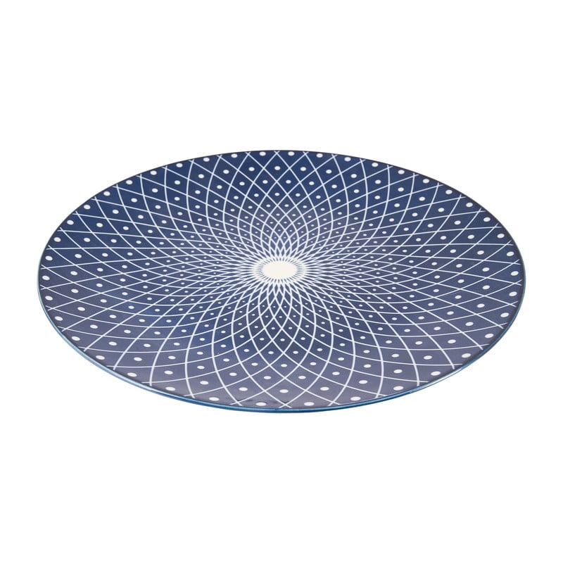 Dinerbord blue print - diverse varianten - ø26 cm