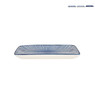 Bord rechthoekig blue print - diverse varianten - 20x11 cm