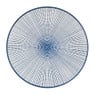 Ontbijtbord blue print - stripes - ⌀21 cm