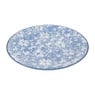Ontbijtbord blue print - botanic - ⌀21 cm