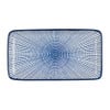 Bord blue print - stripes - 20x11 cm 