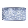 Bord blue print - botanic - 20x11 cm 
