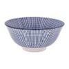 Schaaltje blue print - stripes - ⌀15 cm