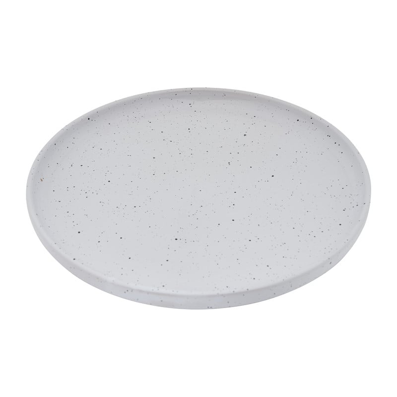 Dinerbord confetti - wit - ø26 cm 