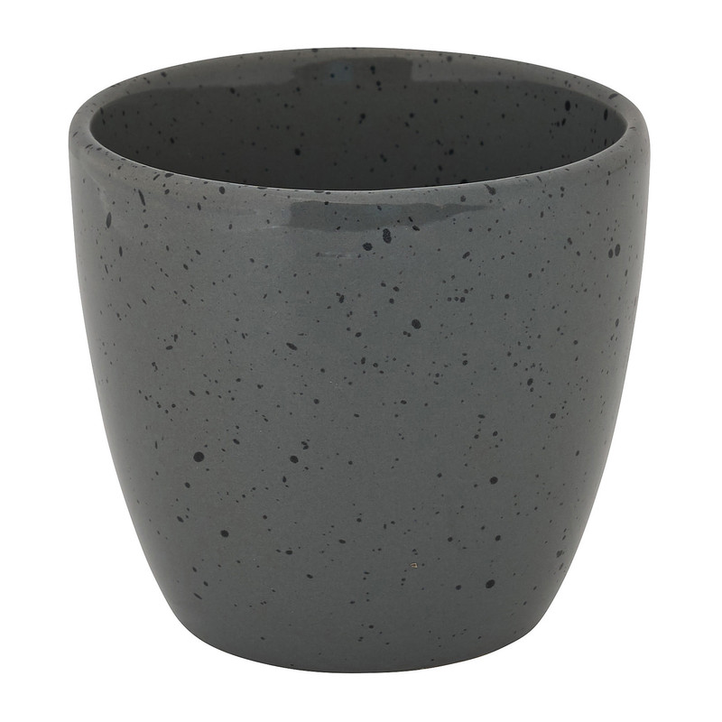 Beker confetti - grijs - 230 ml 