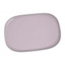 Bord organic - rechthoekig - roze - 26.5x18 cm