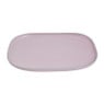 Bord organic - rechthoekig - roze - 26.5x18 cm