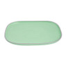 Bord organic - rechthoekig - groen - 26.5x18 cm