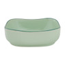 Kom organic vierkant - groen - 15 cm 