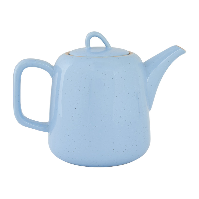 Theepot organic - blauw - 1,2 liter